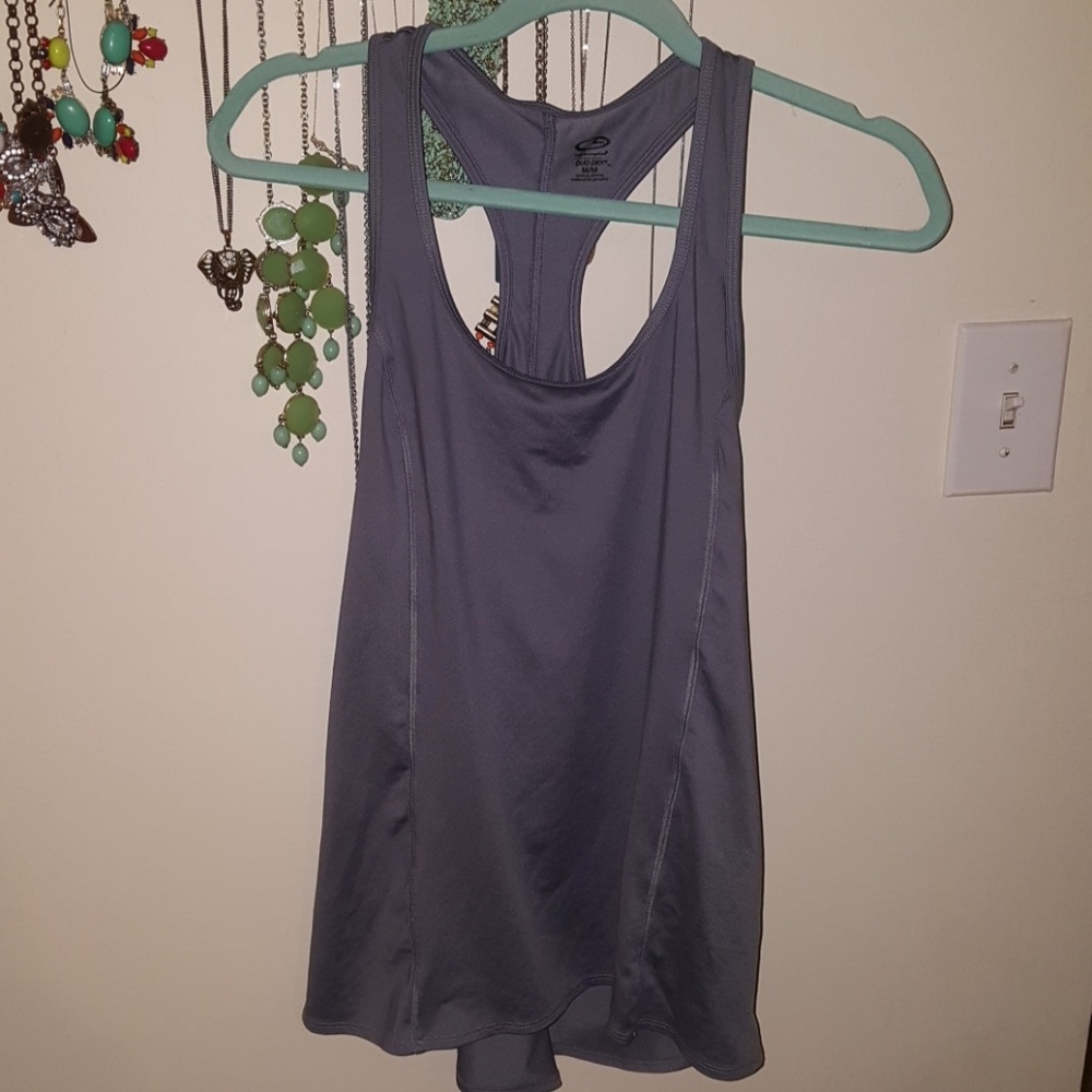 Grey work out tank